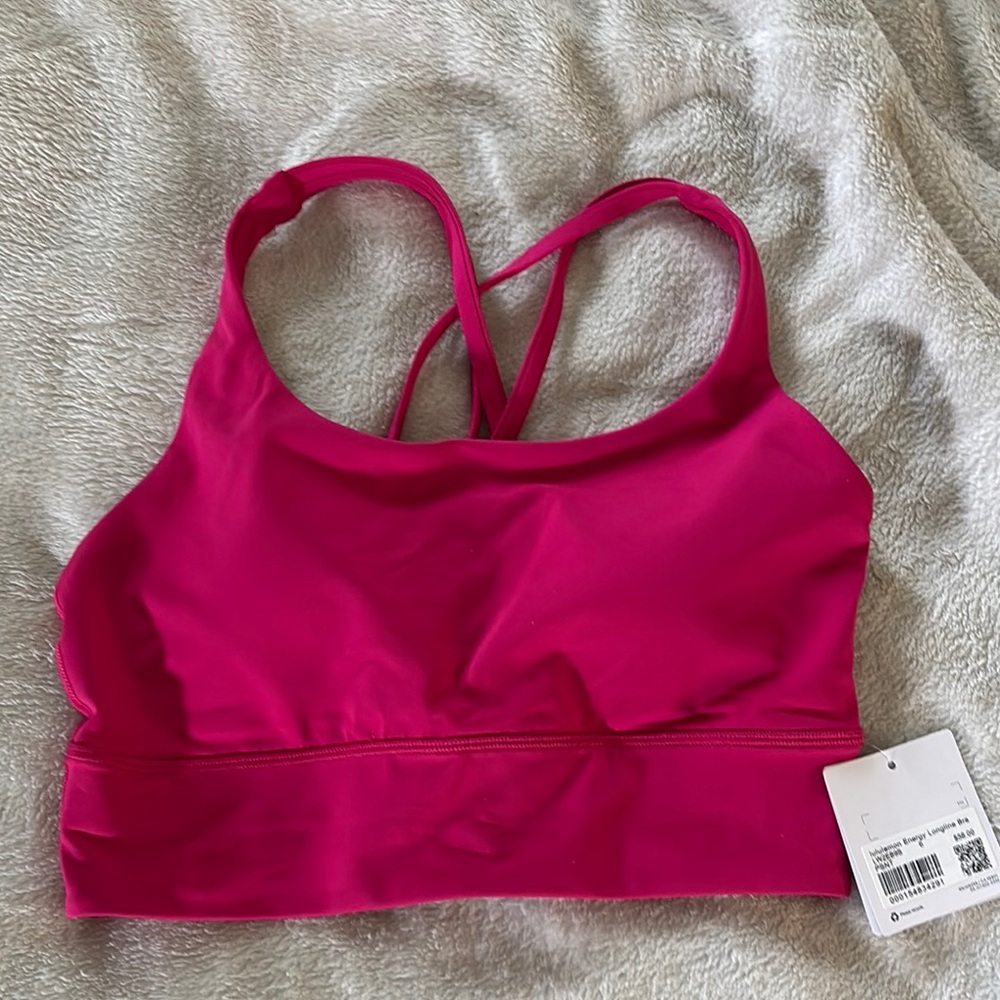 Lululemon Athletica Pink Strappy Sports Bra Size 6
